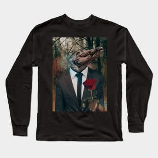 Crocodile in Suit Long Sleeve T-Shirt